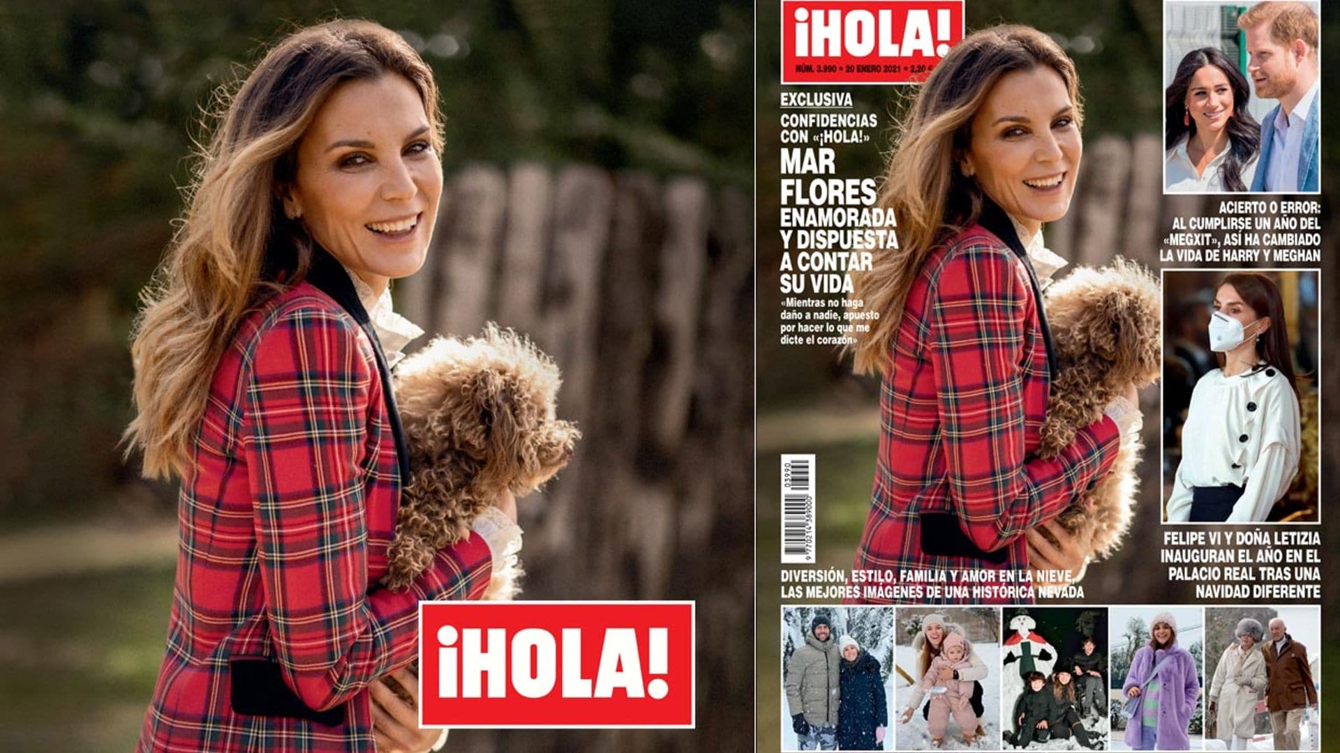 Exclusiva en ¡HOLA!: Mar Flores, enamorada y dispuesta a contar su vida