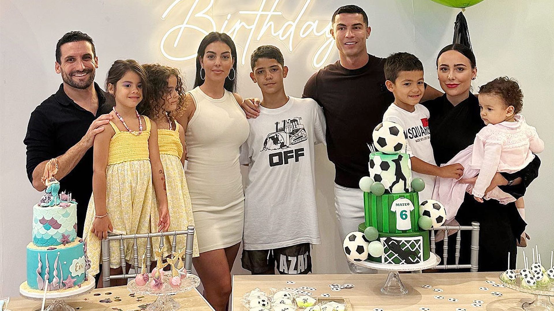 Las fotos más bonitas de los hijos de Cristiano y Georgina con su prima Deva