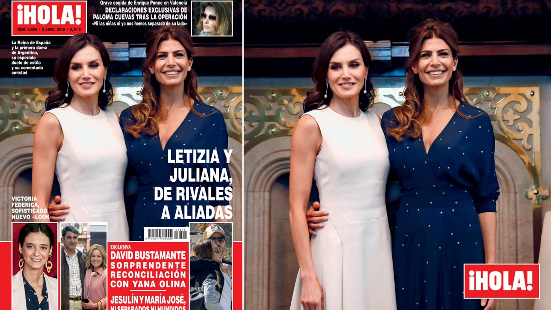 En ¡HOLA!, Letizia y Juliana, de rivales a aliadas