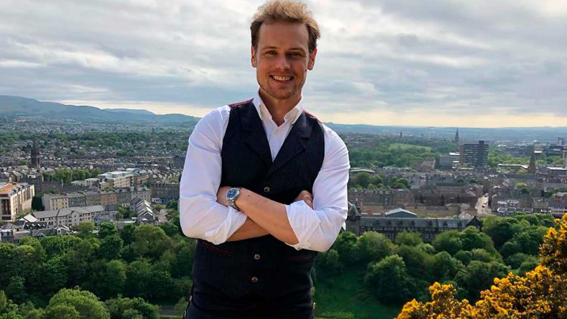 Sam Heughan, protagonista de 'Outlander', sopla las velas de su cumpleaños en un gran año profesional