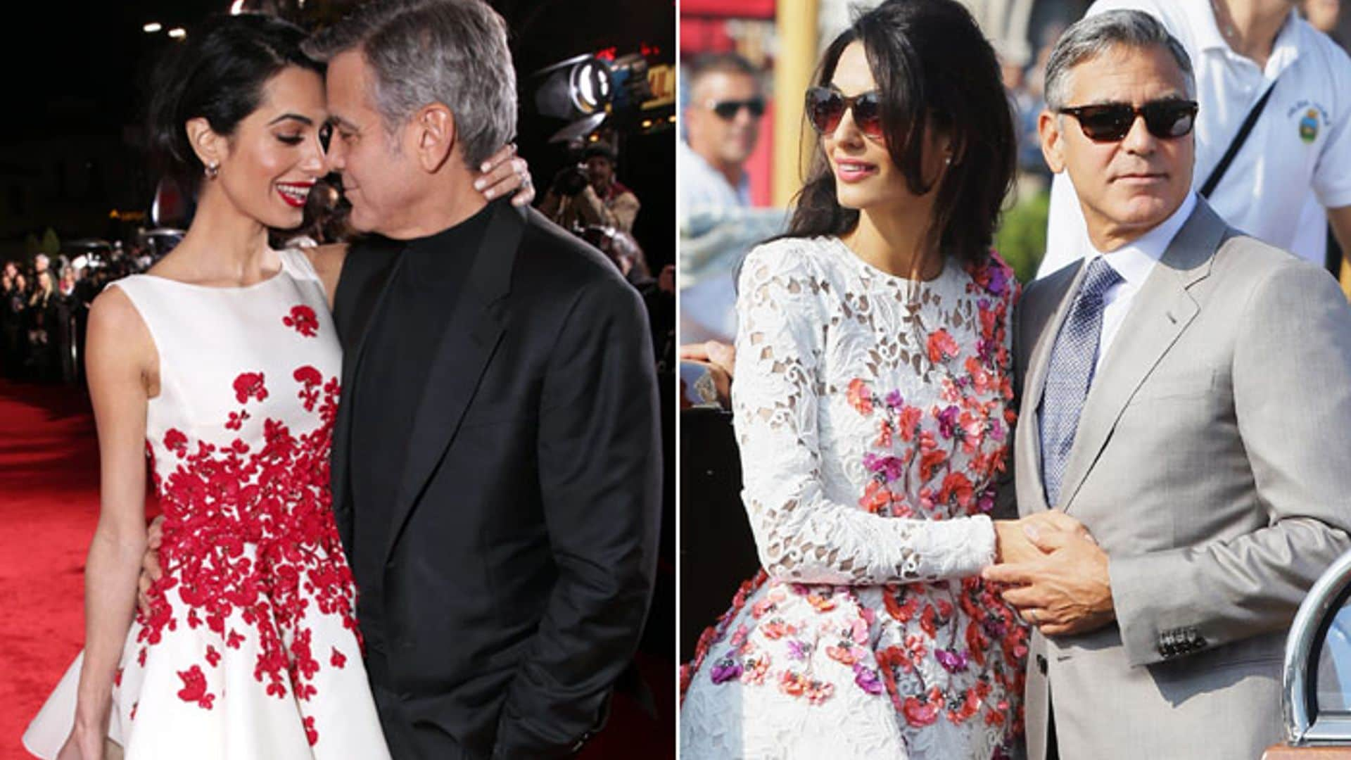 George y Amal Clooney, un 'déjà vu' de su boda