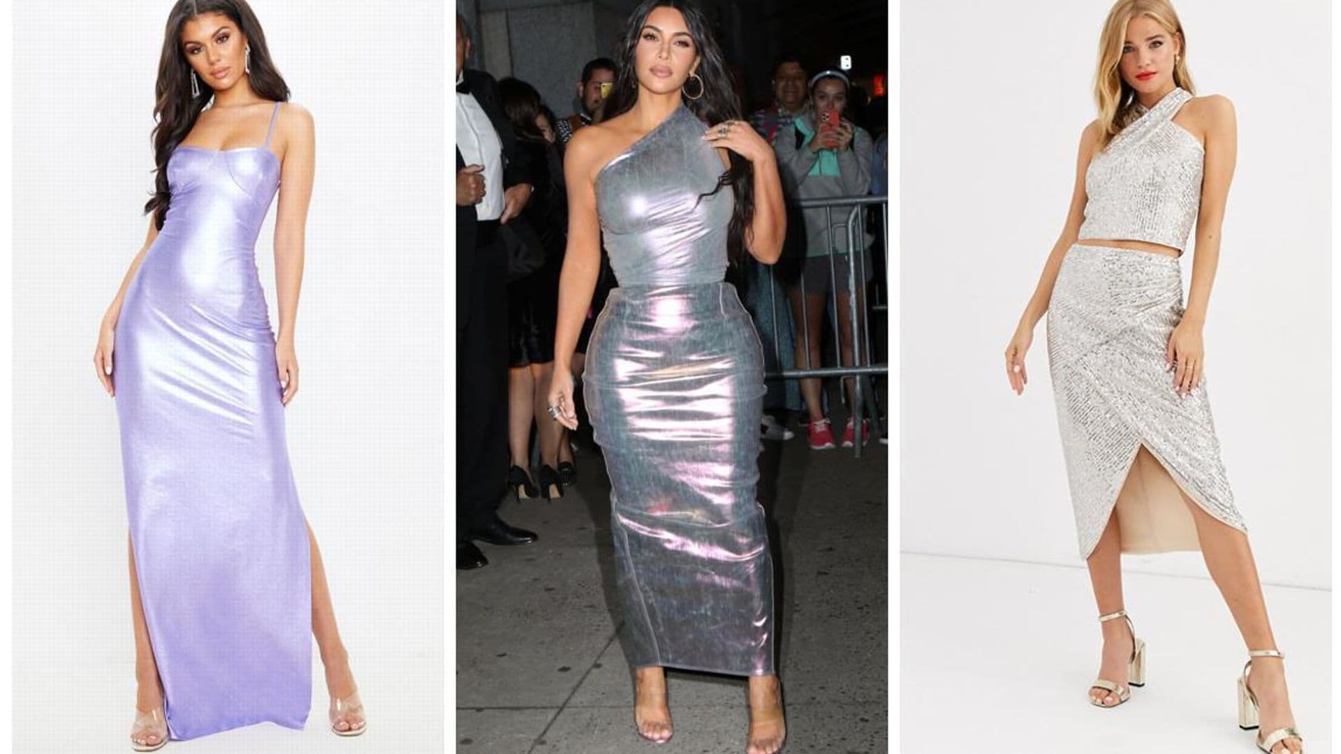 ¡Alerta fashion! Luce los metalizados al estilo de Kim Kardashian