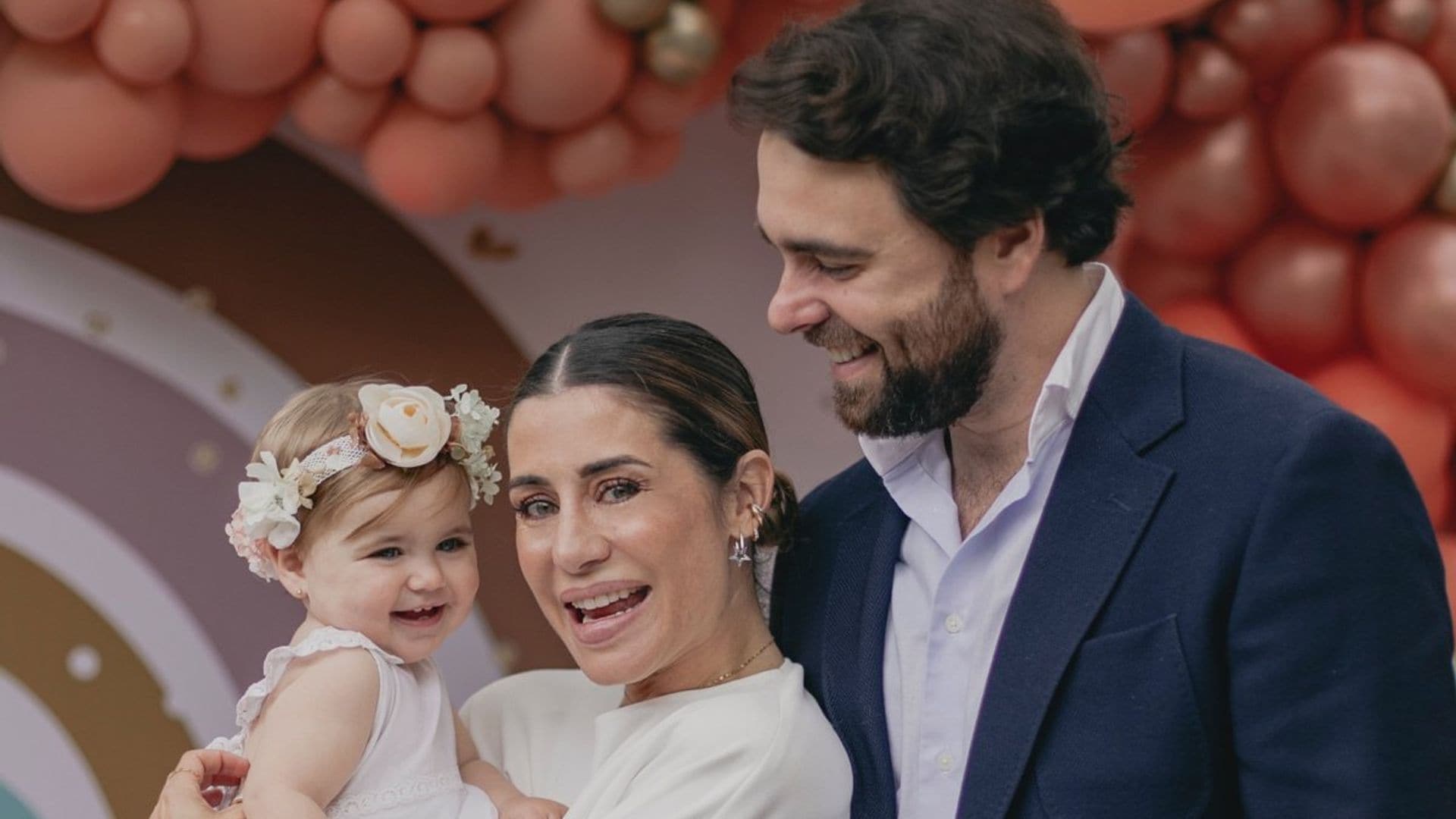 Elena Tablada: las imágenes que no se vieron del bautizo de su hija