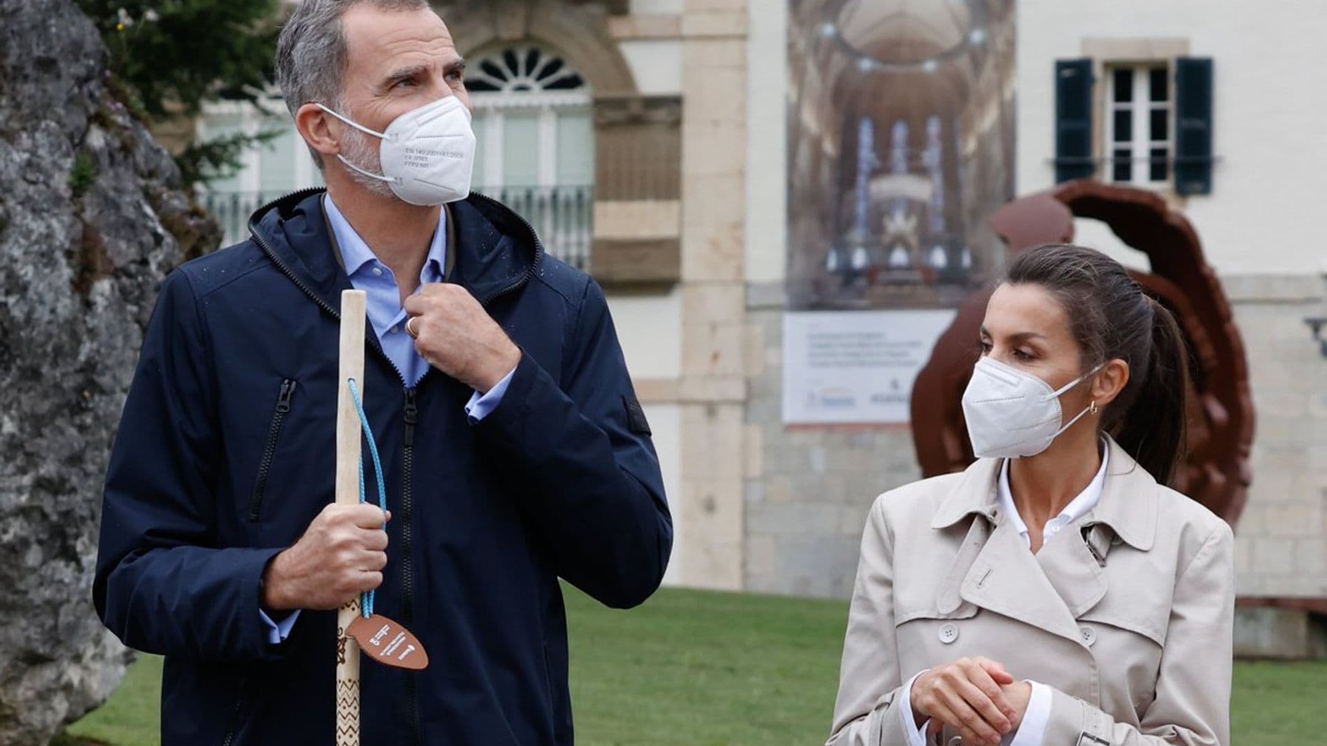 Felipe VI y Doña Letizia, los Reyes peregrinos en el Camino de Santiago