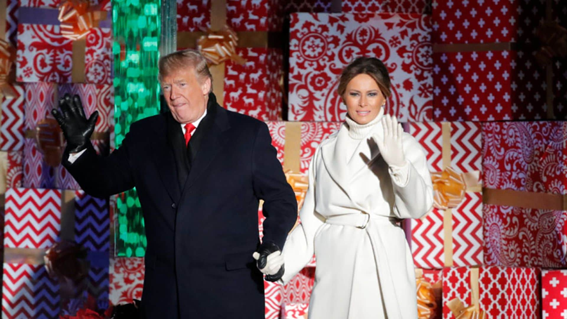 ¡Ya es Navidad en Washington! Los Trump inauguran el tradicional y esperado encendido de luces