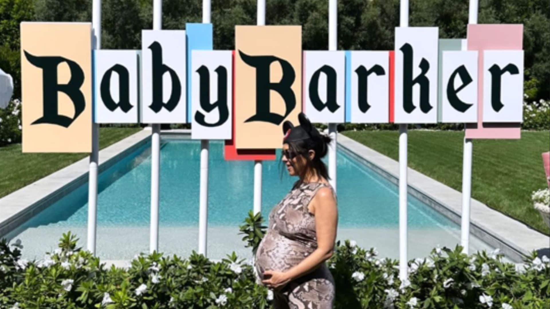 La increíble 'baby shower' de cuento de hadas que Kourtney Kardashian y Travis Barker han celebrado en su casa