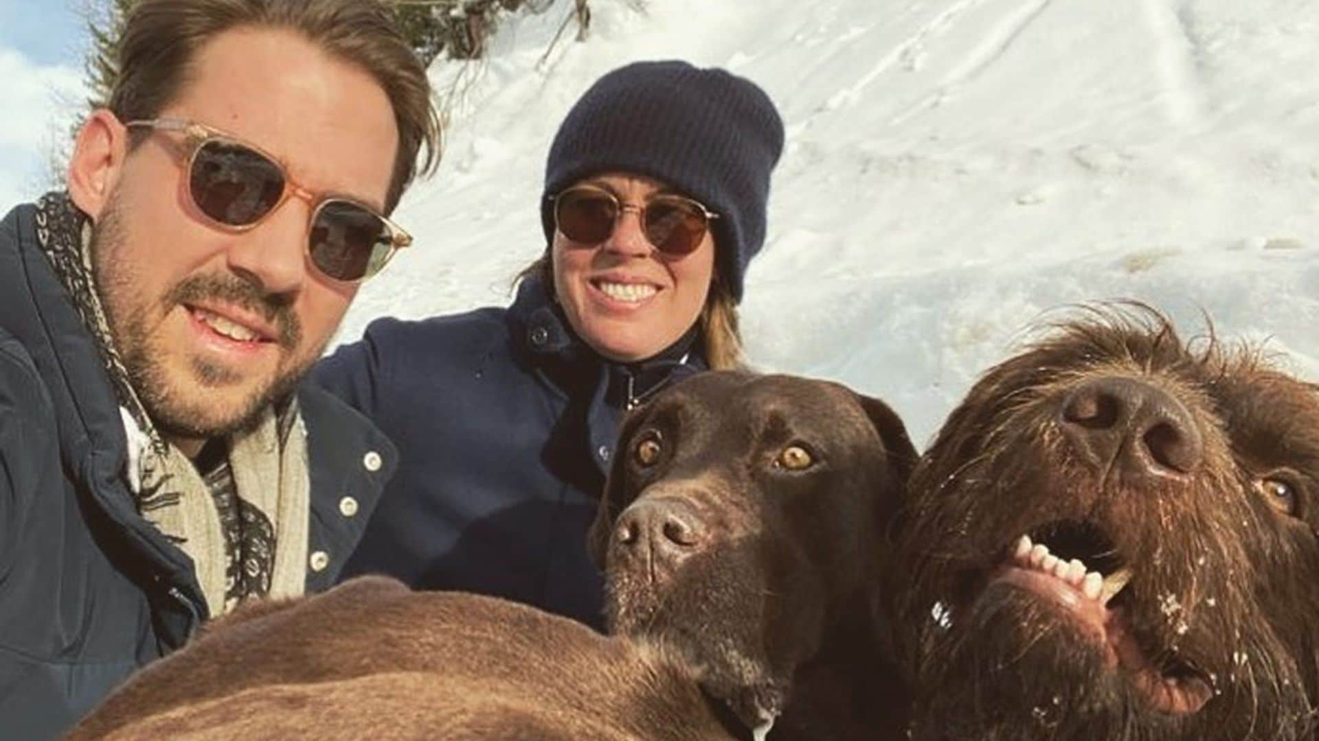 ¡Navidad en la nieve! Así viven Felipe de Grecia y Nina Flohr sus primeras fiestas como marido y mujer