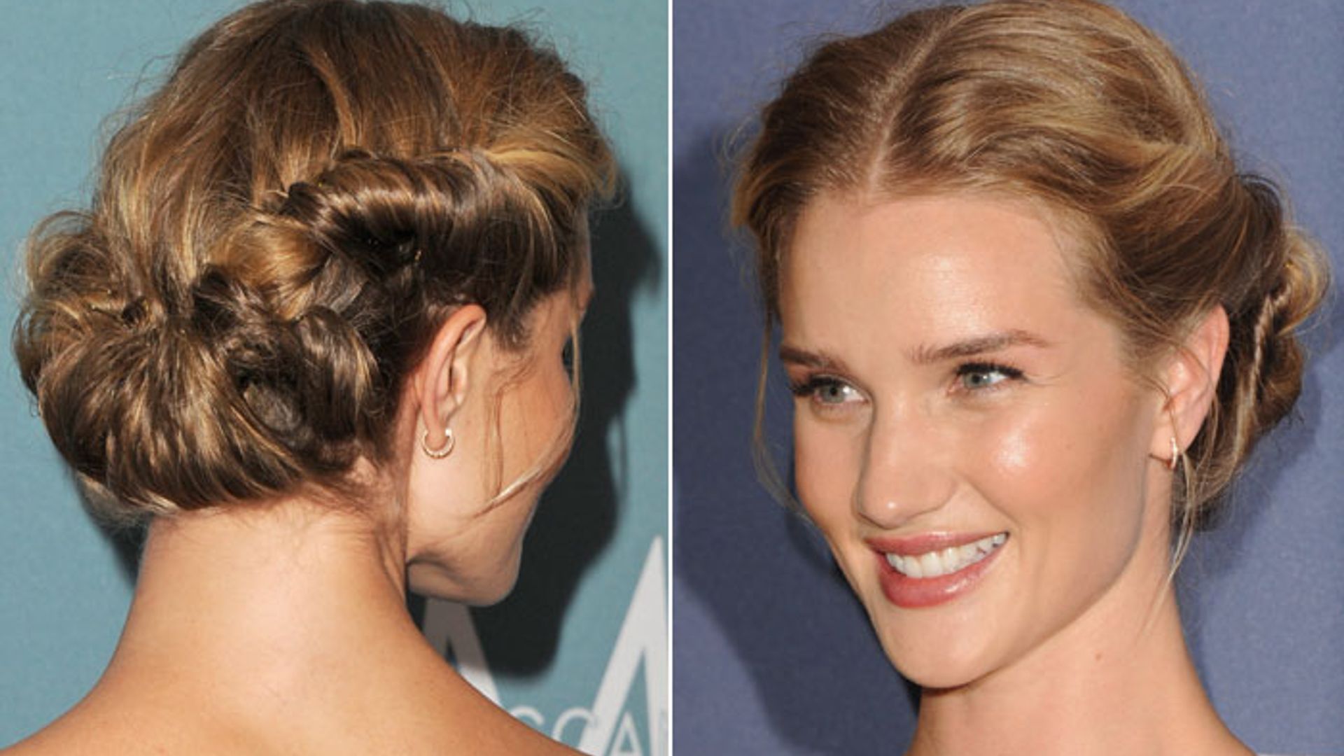 ¿Quieres ser 'la reina' de las fiestas? Copia, paso a paso, el recogido de Rosie Huntington