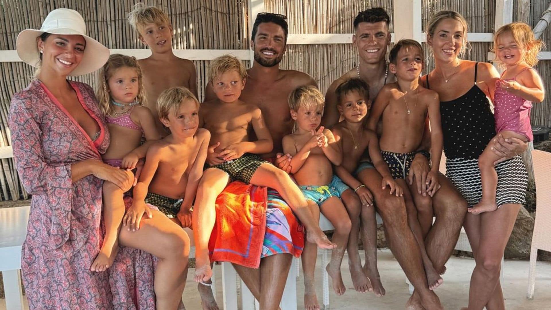 La última foto de Morata y Alice juntos: hace 12 días en sus vacaciones familiares