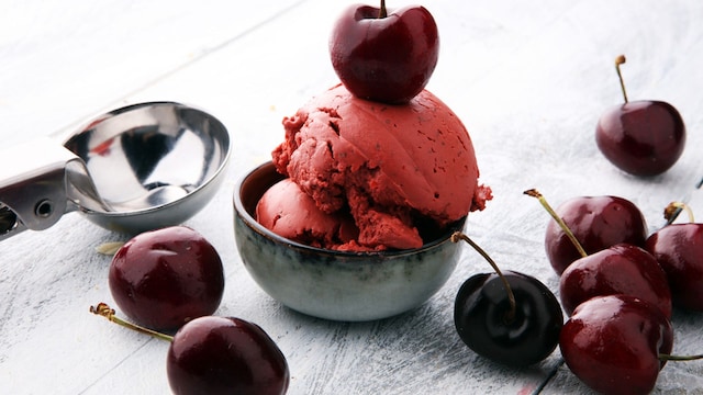 helado cerezas adob