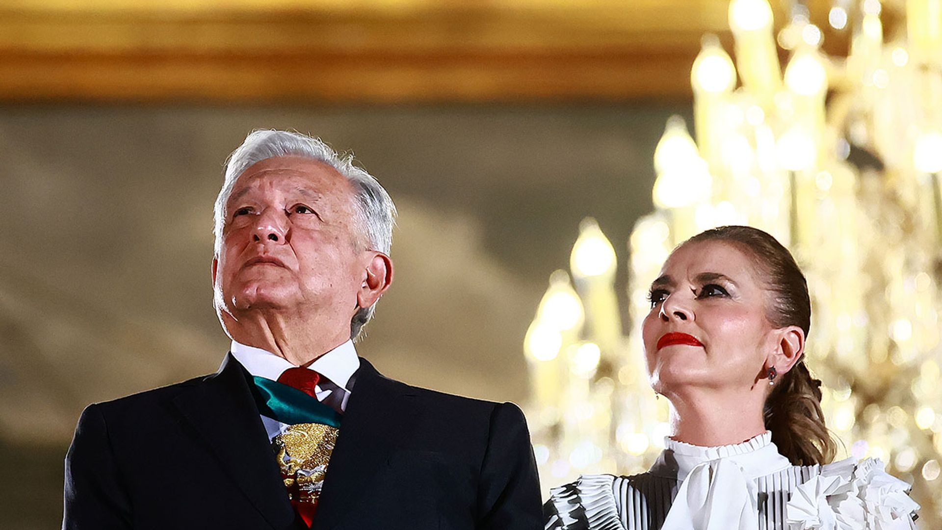 El elegante vestido de Beatriz Gutiérrez Müller para celebrar la Independencia de México