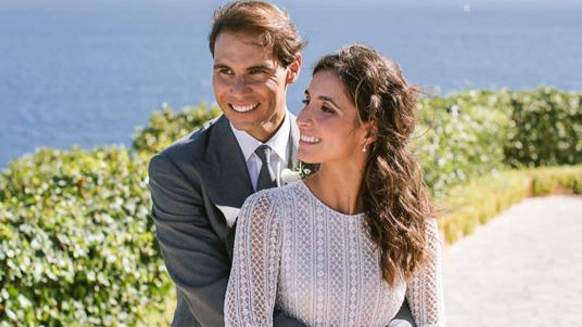 Rafa Nadal comparte la primera foto con su esposa y su bebé