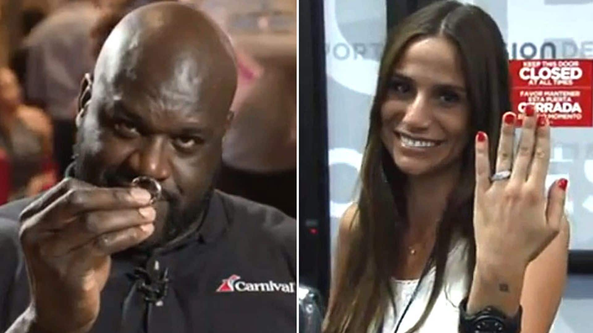 ¡Con anillo incluido! Lucía Villalón recibe una propuesta de matrimonio del exjugador de la NBA, Shaquille O'Neal