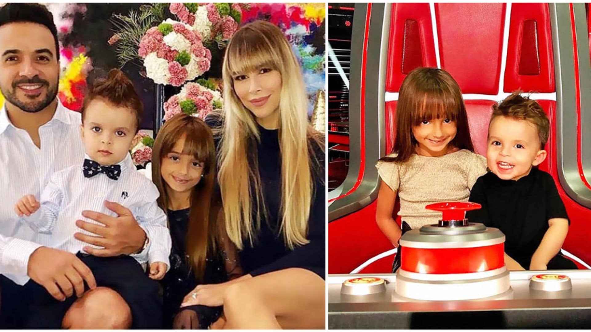 ¡Qué ternura! Luis Fonsi presume orgulloso a sus bellos hijos, Mikaela y Rocco