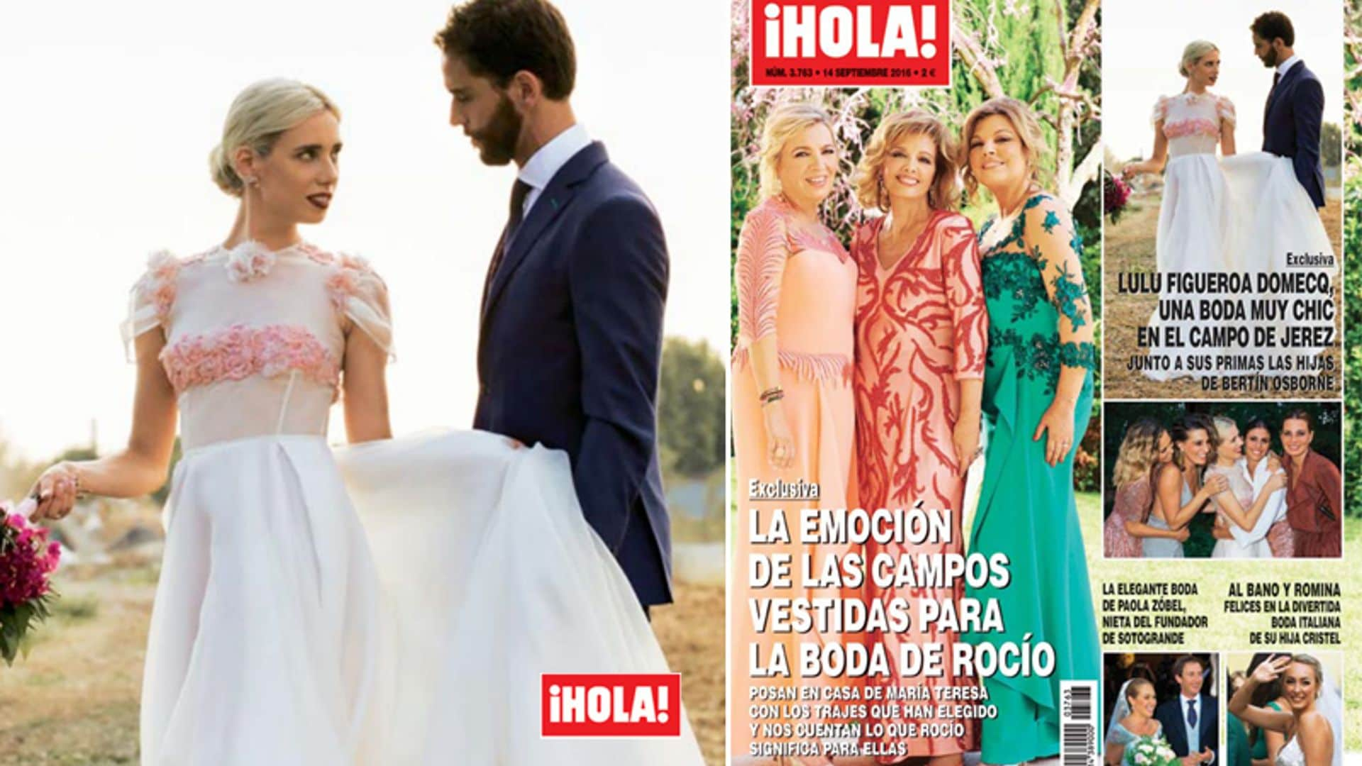 Exclusiva en ¡HOLA!: Todas las fotografías de la boda de Lulu Figueroa-Domecq y Adrián Saavedra