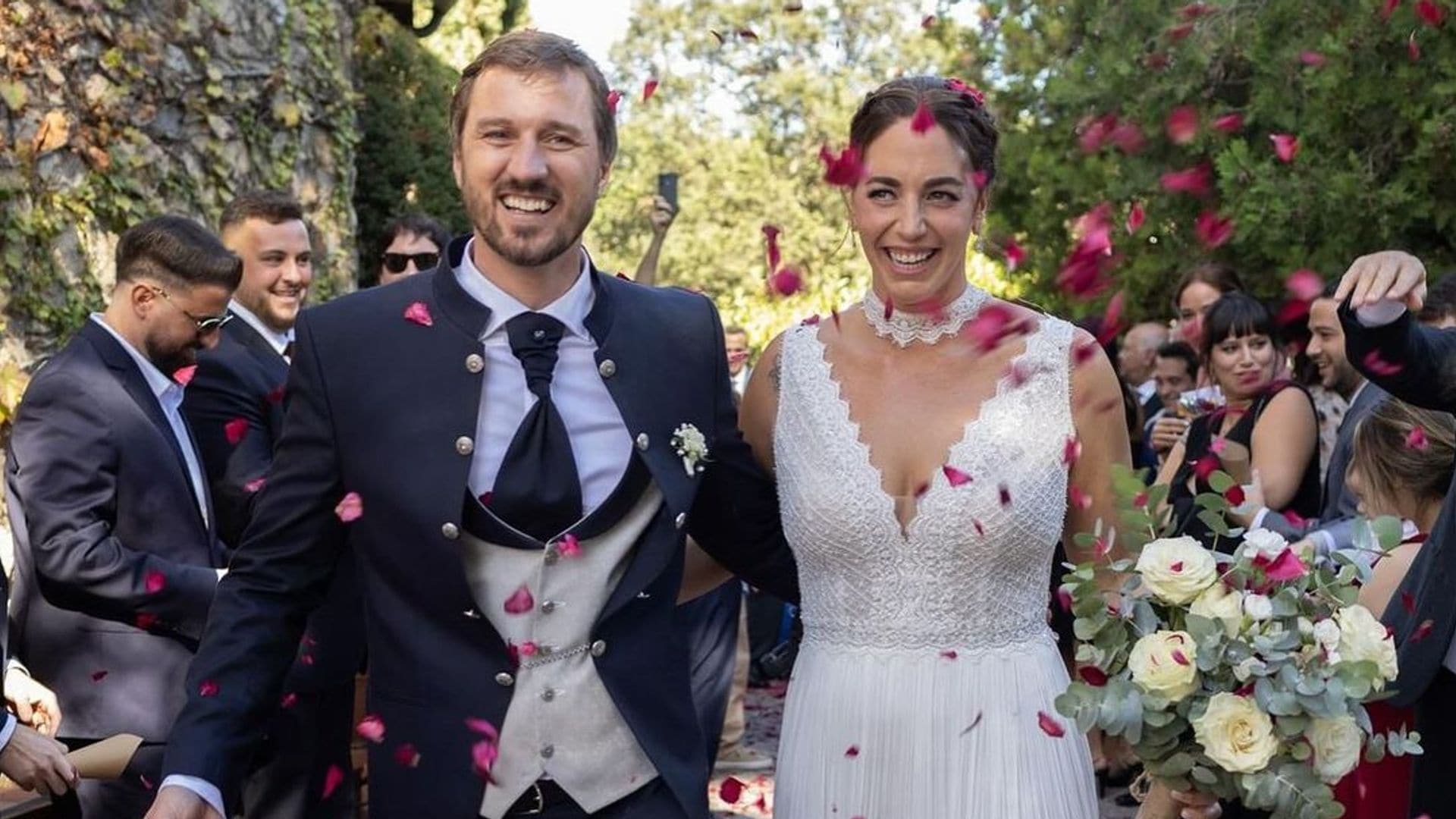 La espectacular boda de la waterpolista Maica García, oro en París, con Ona Carbonell y Paula Leitón entre los invitados