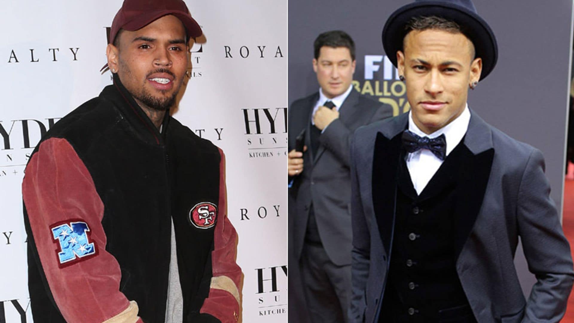 El ‘pique’ entre Chris Brown y Neymar por la novia del futbolista