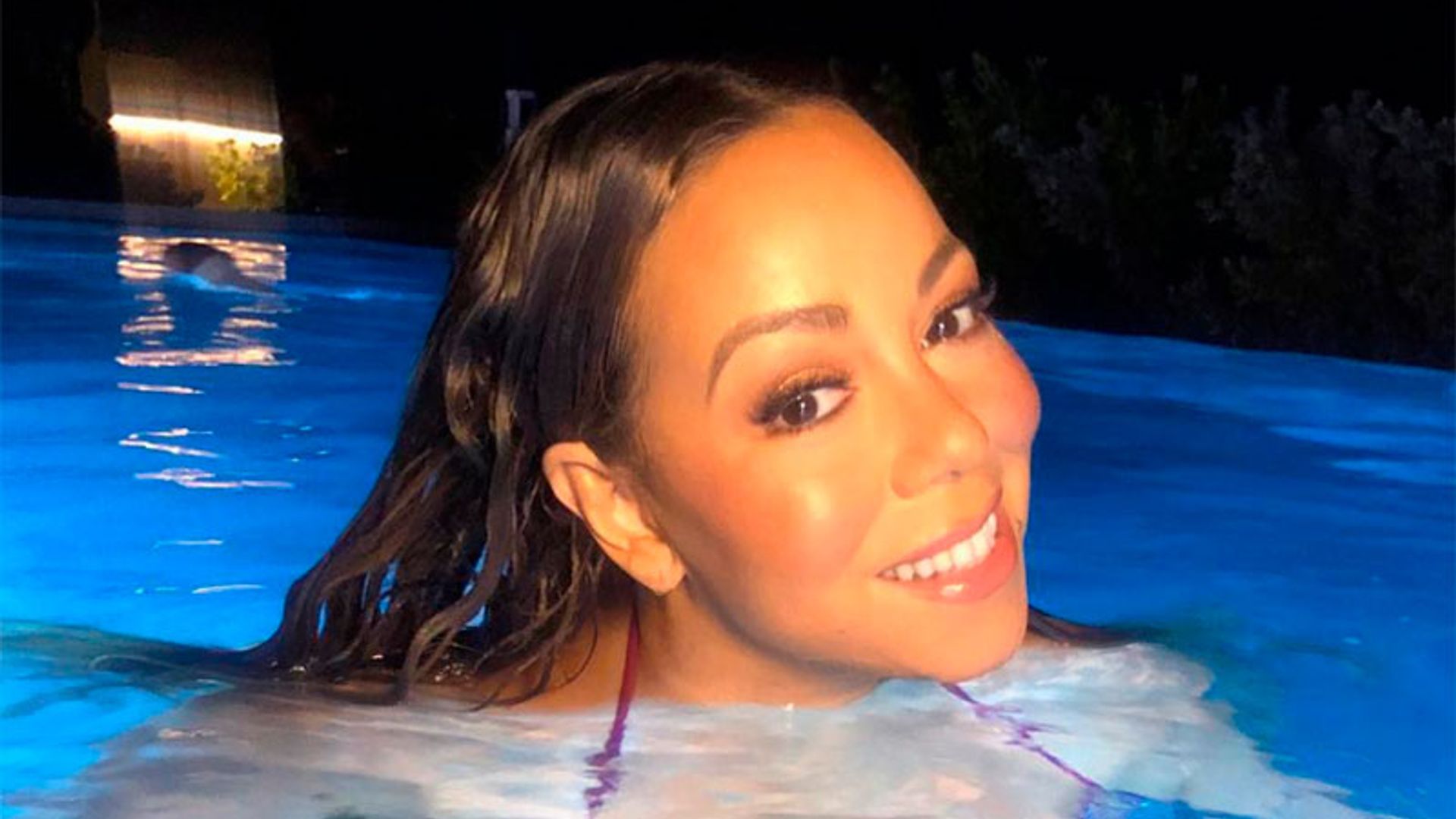 El espectacular posado en bikini de Mariah Carey