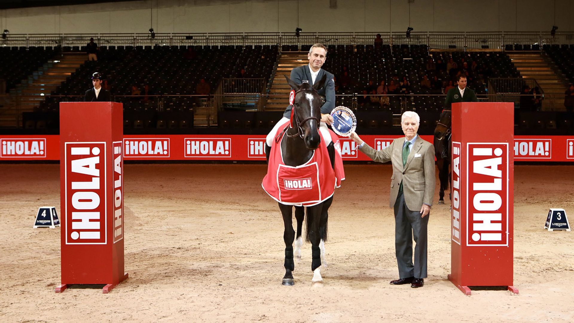 Julien Épaillard, ganador del Trofeo ¡HOLA! en la Madrid Horse Week, cita imprescindible para los apasionados de la hípica