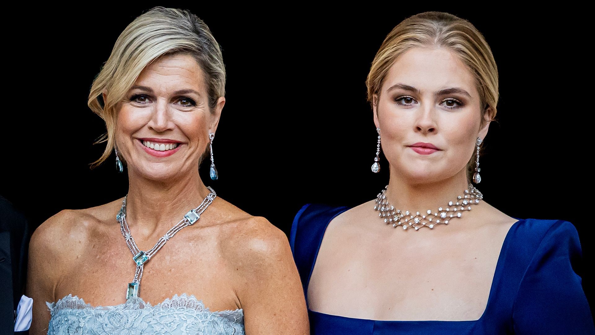 Las sorprendentes similitudes del estilo madre e hija de Máxima de Holanda y Amalia