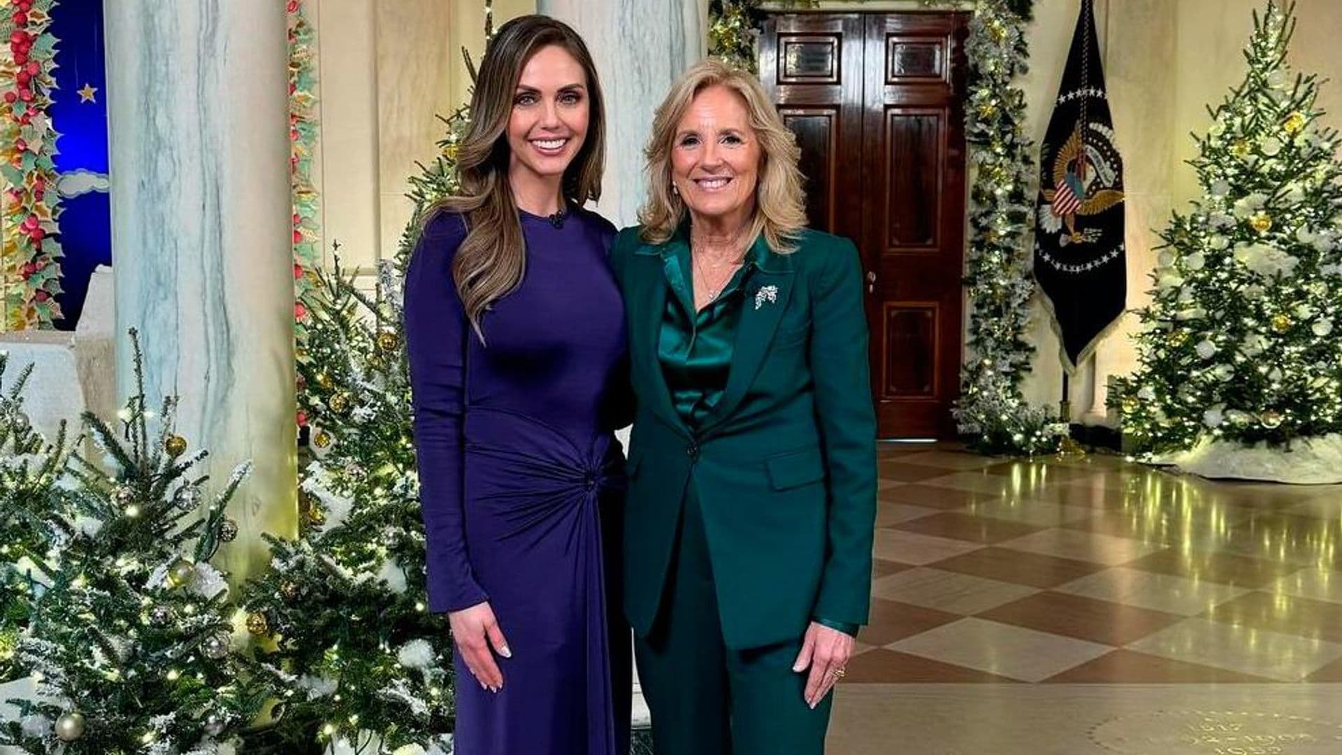 Así fue el encuentro de Jessica Carrillo con la primera dama Jill Biden