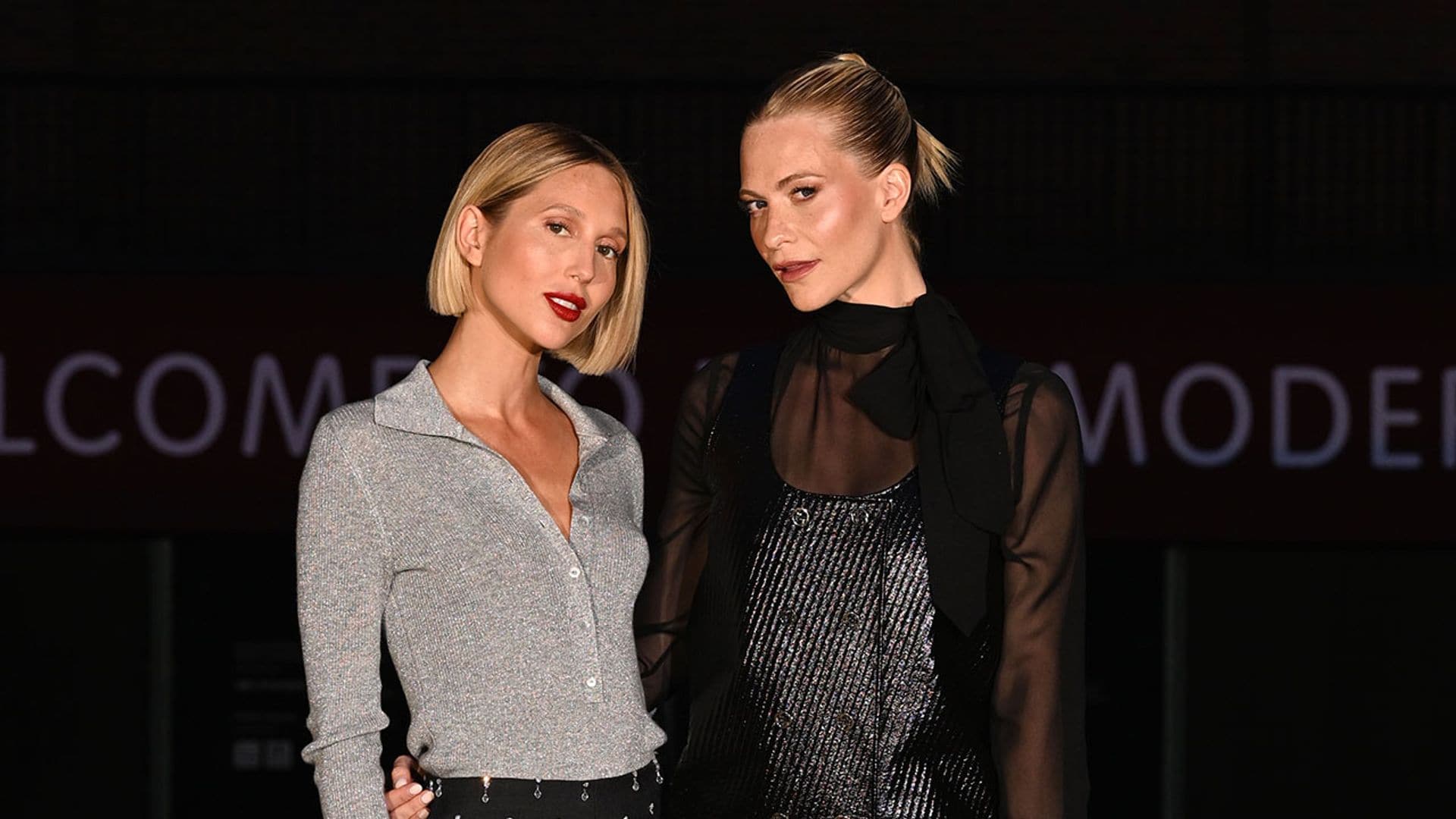 Olympia de Grecia y Poppy Delevingne, dos excuñadas que derrochan estilo en Londres con sus looks de fiesta