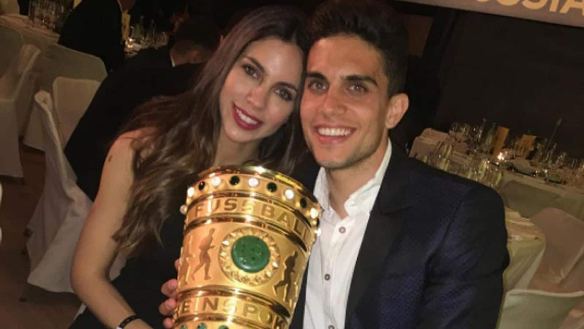 Un nuevo triunfo antes de la boda solidaria de Melissa Jiménez y Marc Bartra