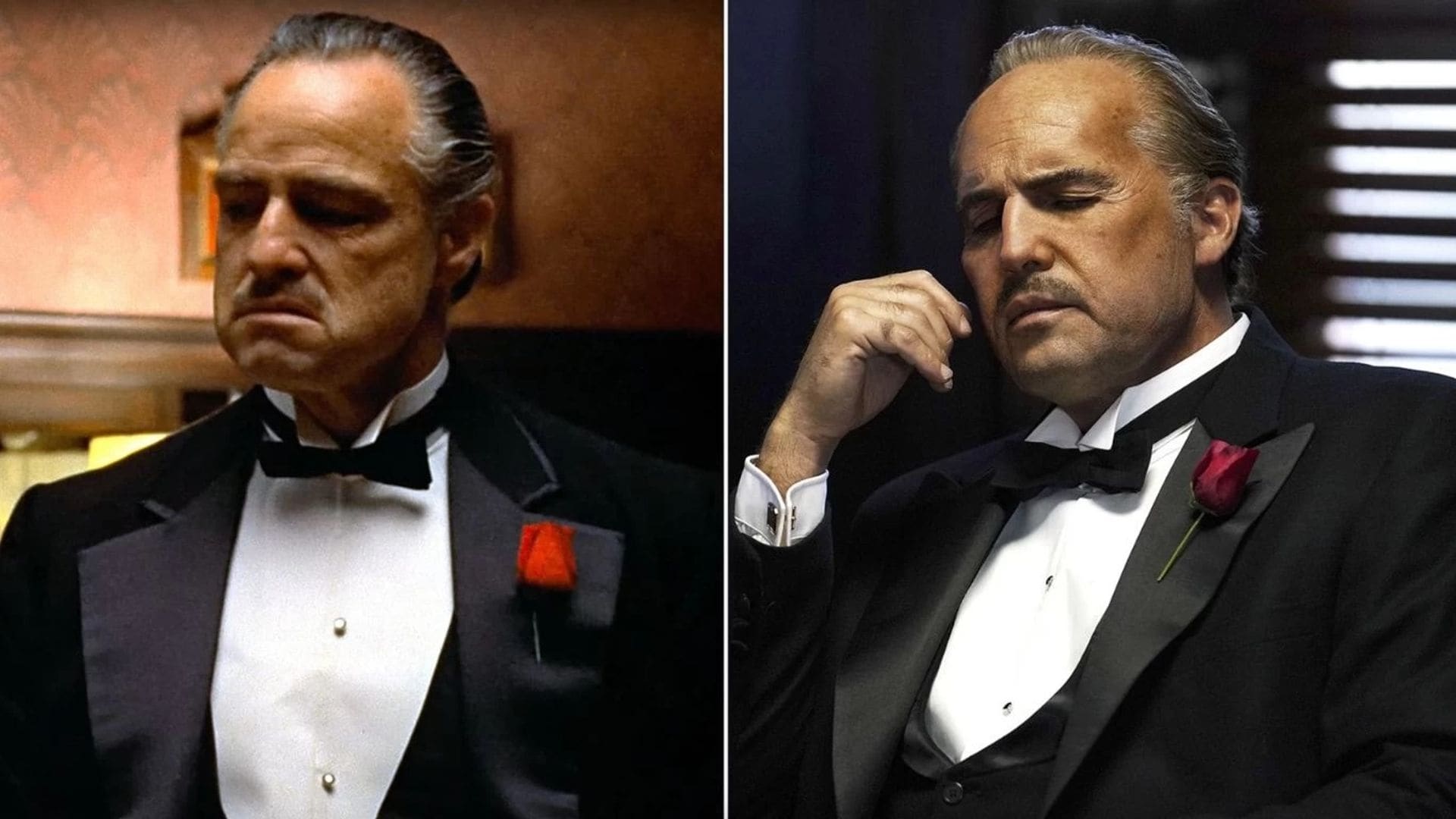 La impresionante transformación de este actor de 'Titanic' interpretando a Marlon Brando en su biopic