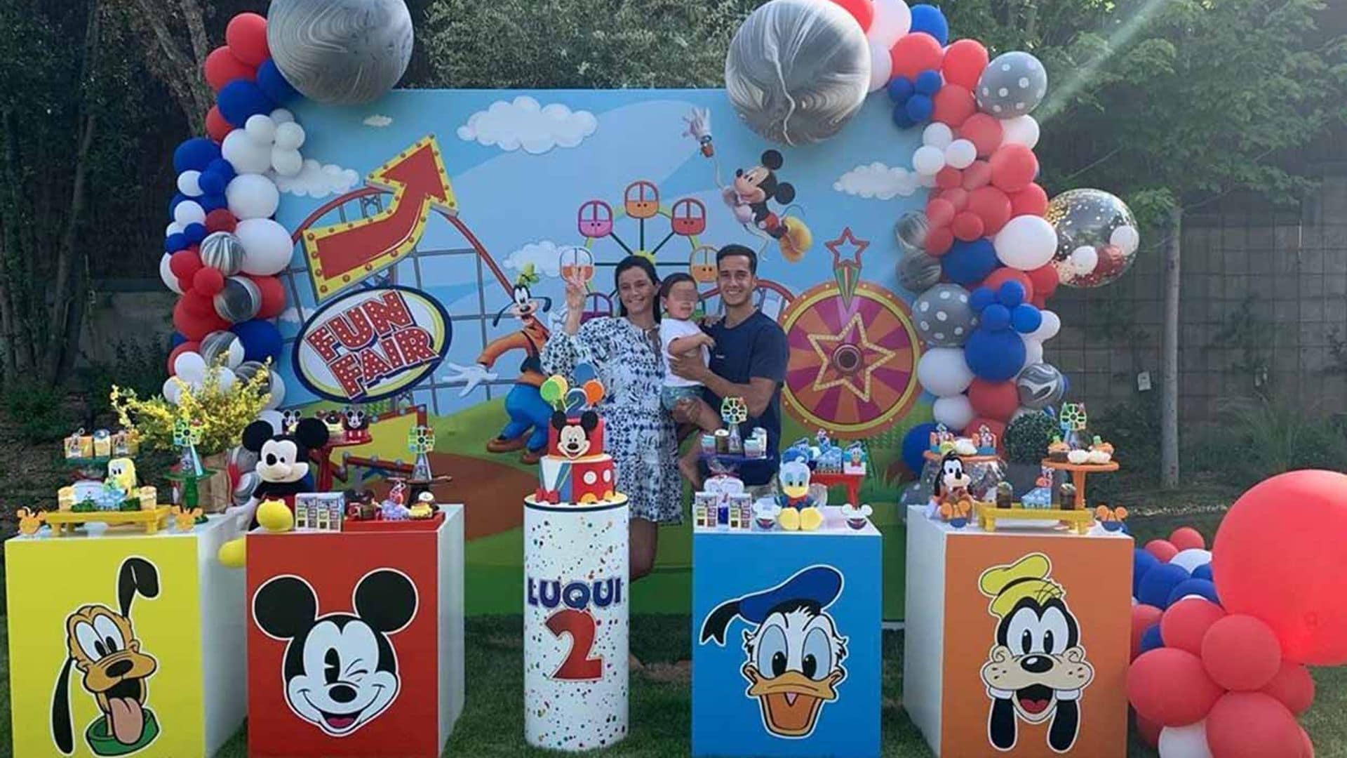 El espectacular cumpleaños temático que Lucas Vázquez y Macarena Rodríguez han organizado a su hijo