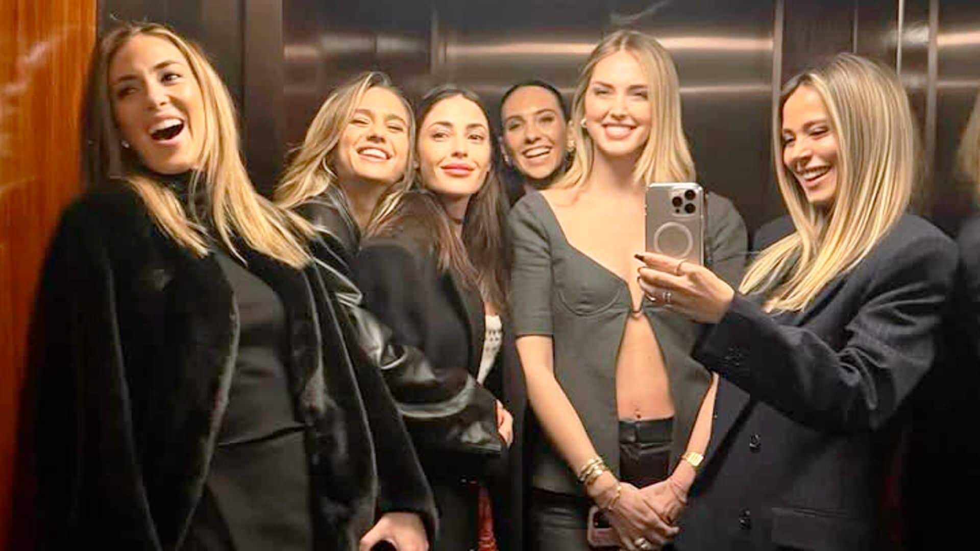 Alice Campello y Chiara Ferragni: así ha sido su noche de fiesta con amigas en Italia