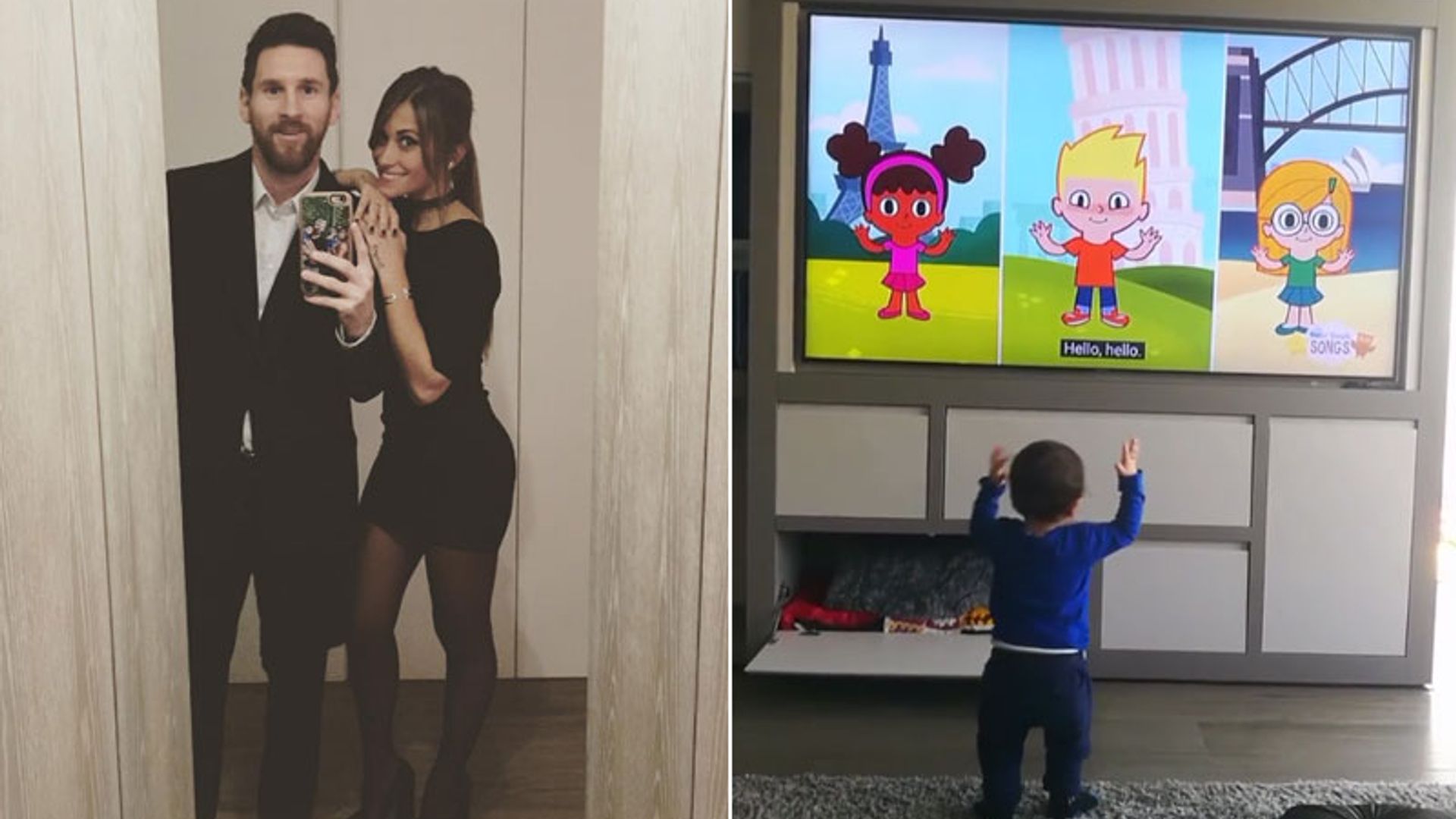 El tierno baile del hijo pequeño de Leo Messi y Antonella Roccuzzo