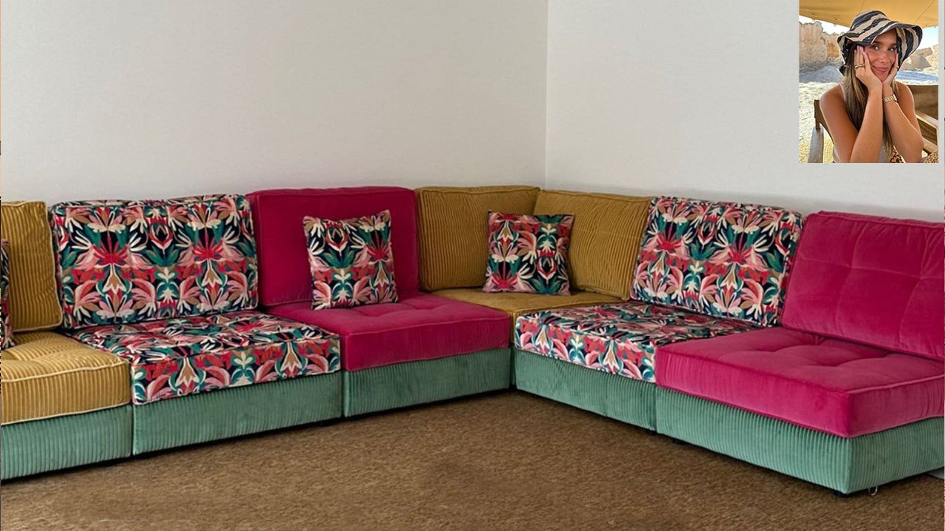 Nos chiflan los sofás modulares (¡hasta María Pombo tiene uno!)