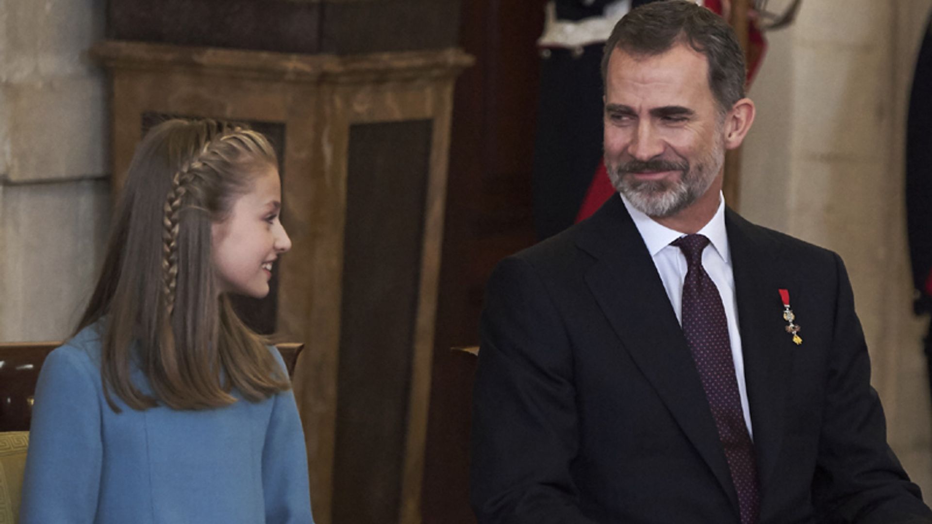 Así ha seguido la princesa Leonor los pasos de su padre, el rey Felipe