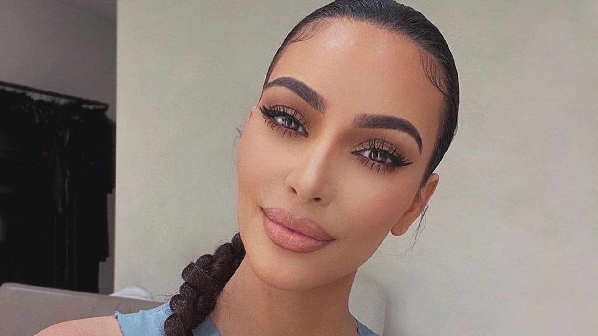 La foto que demuestra que Kim Kardashian es (mucho) más guapa sin maquillaje