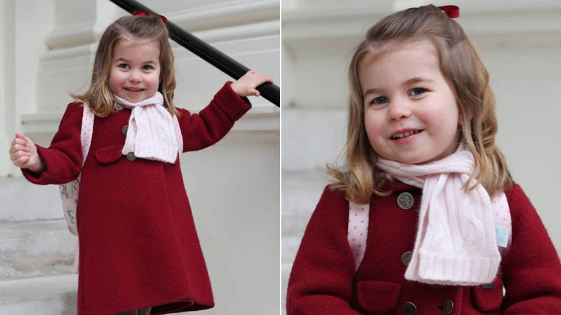 ¡Se hace mayor! Charlotte de Cambridge en su primer día de guardería