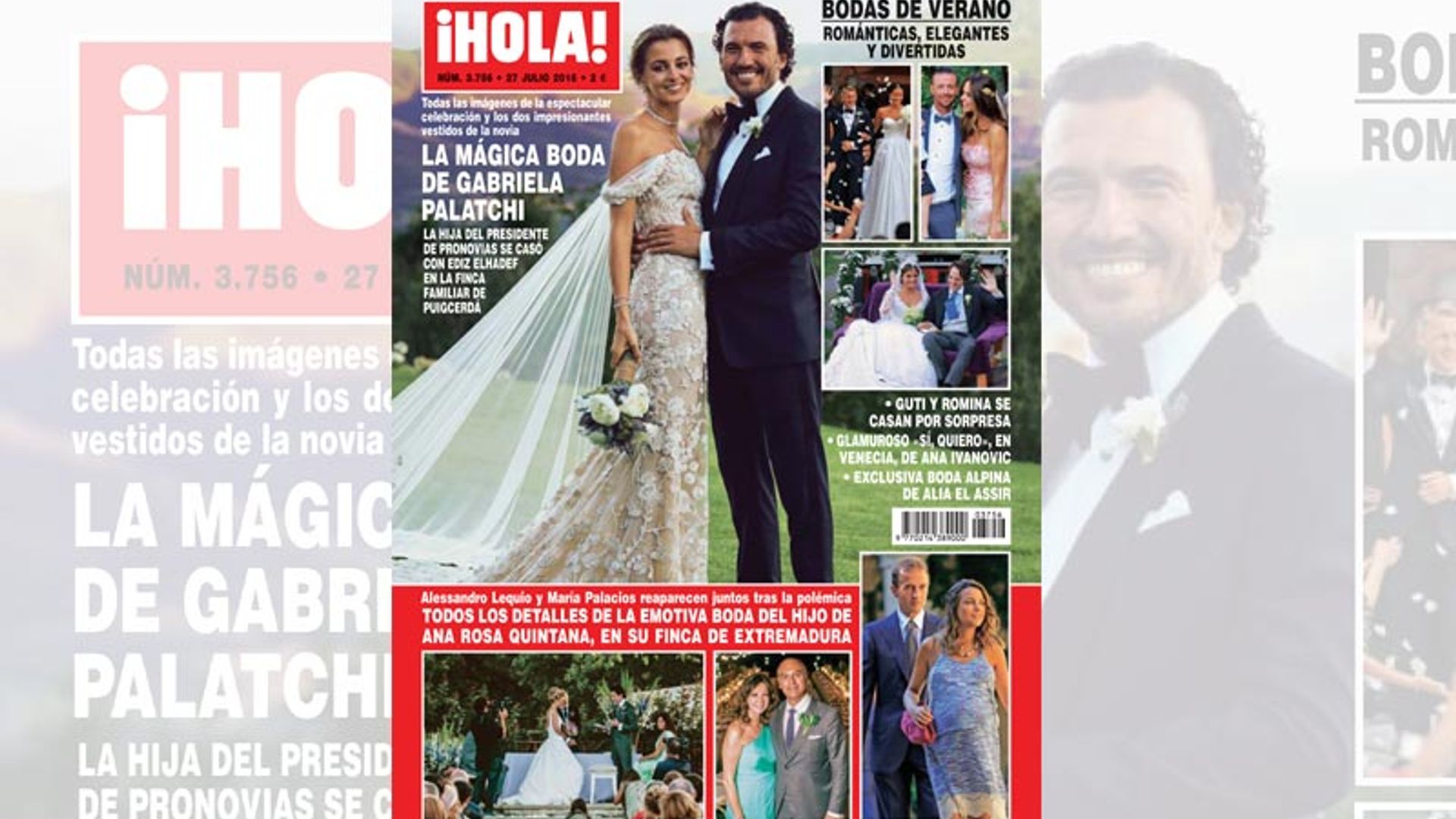 En ¡HOLA!, todas las imágenes y detalles de la mágica boda de Gabriela Palatchi