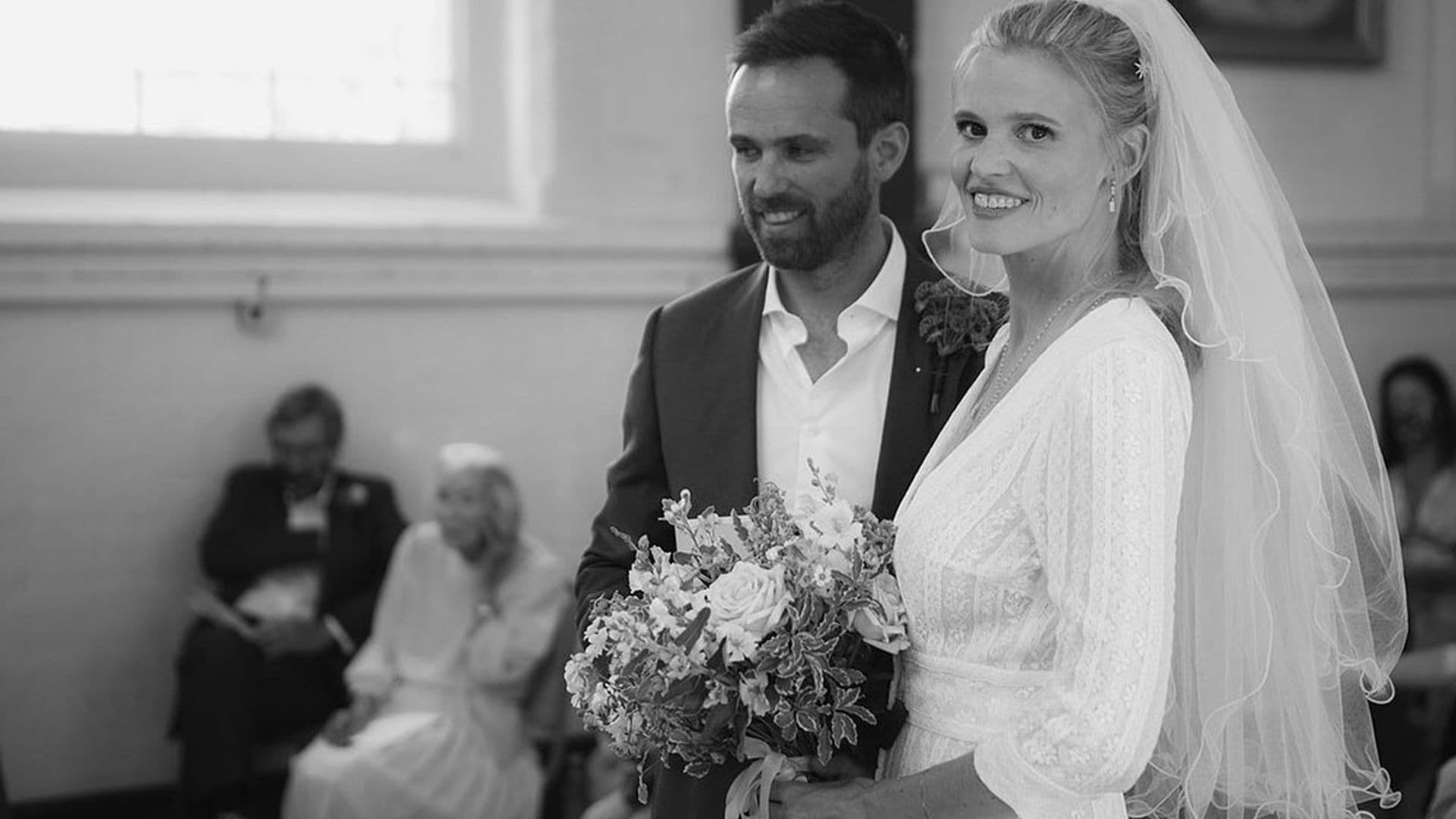 La supermodelo Lara Stone se casa con David Grievson, su amor fruto de un 'match'