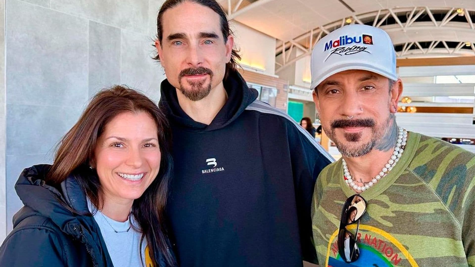 'Tell me why?'...Alessandra Rosaldo y su repentino encuentro con los Backstreet Boys