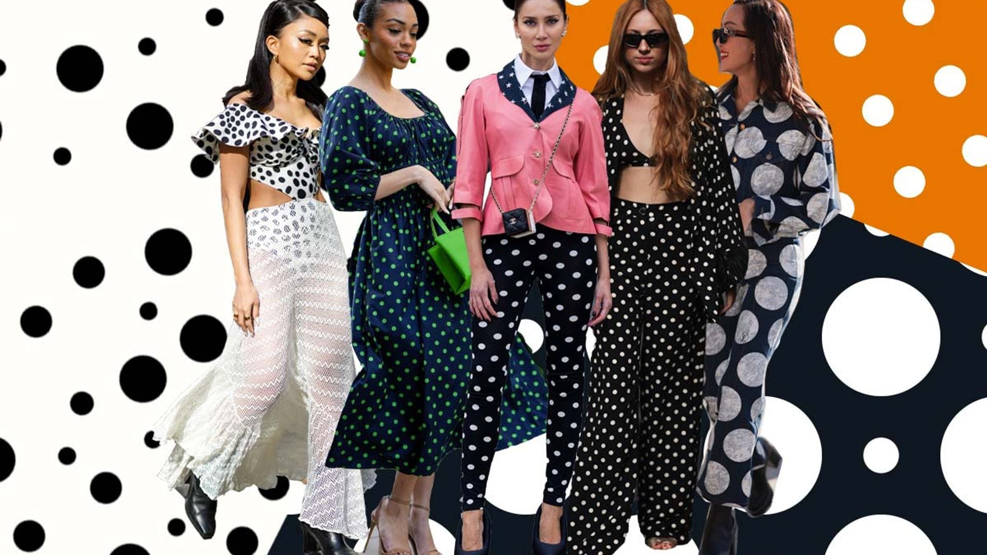 Diez looks originales para vestir con 'polka dots', el estampado que vuelve