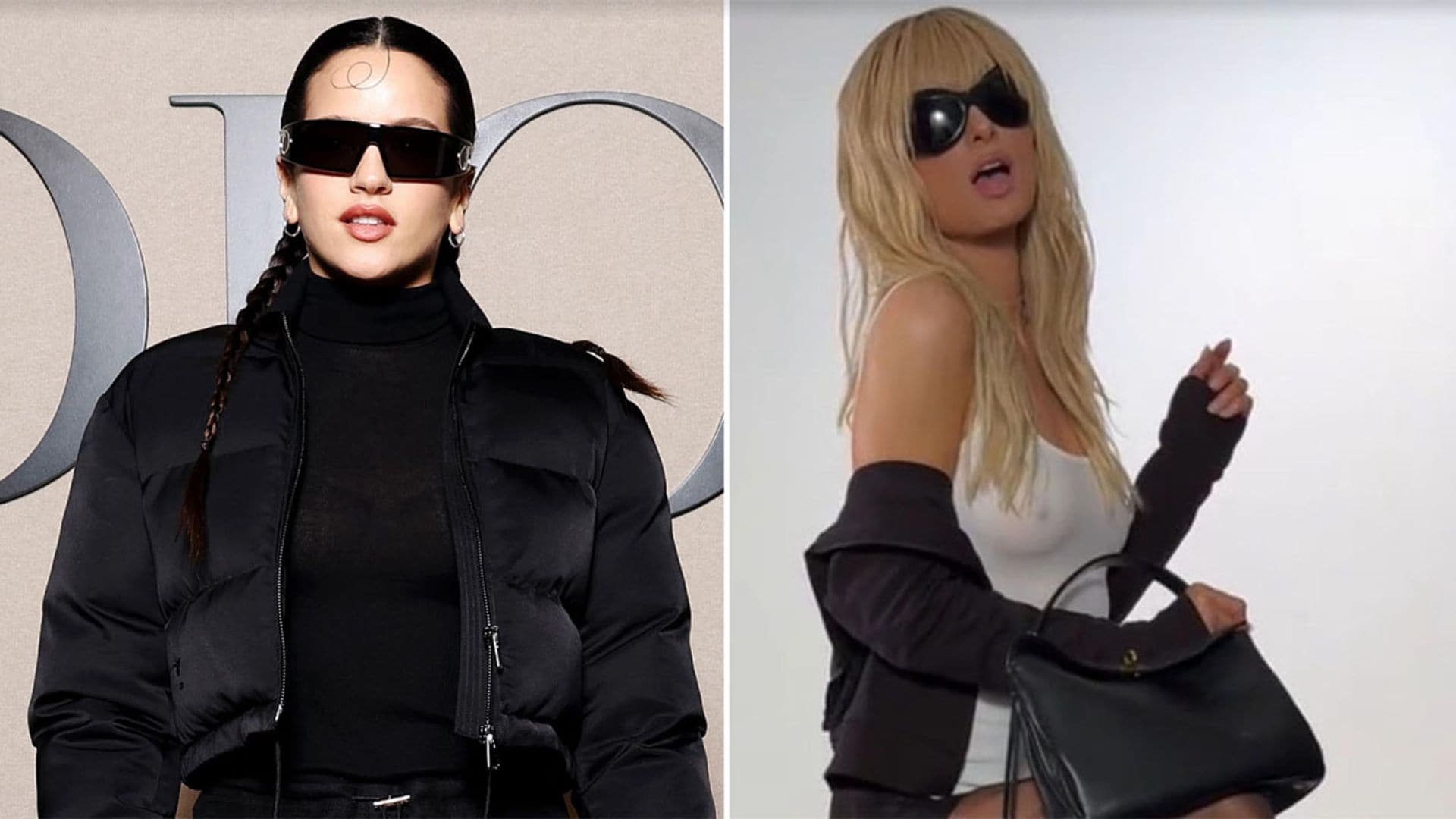 Paris Hilton recrea la icónica frase viral de Rosalía en la Semana de la Moda de París
