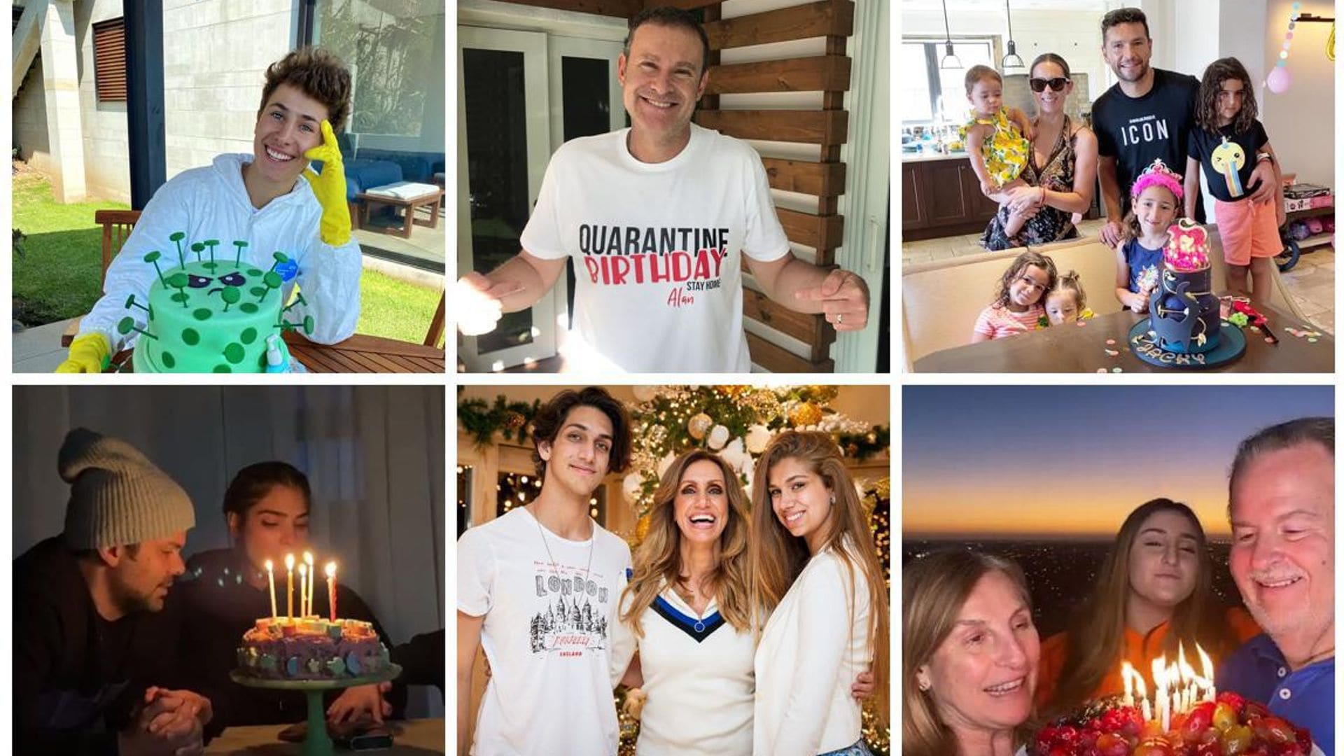 ¡Feliz cumpleaños en cuarentena! Famosos que celebraron en casa un año más de vida