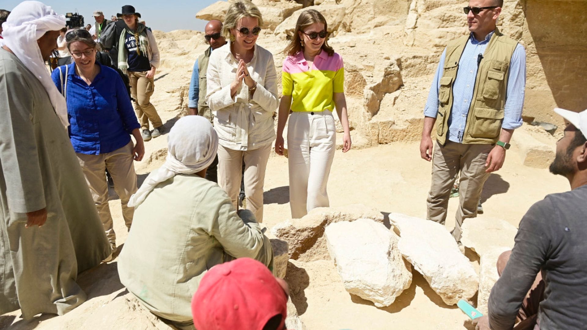 Elisabeth de Bélgica, tras los pasos de su tatarabuela en Egipto un siglo después: 'Espero ser como ella algún día'