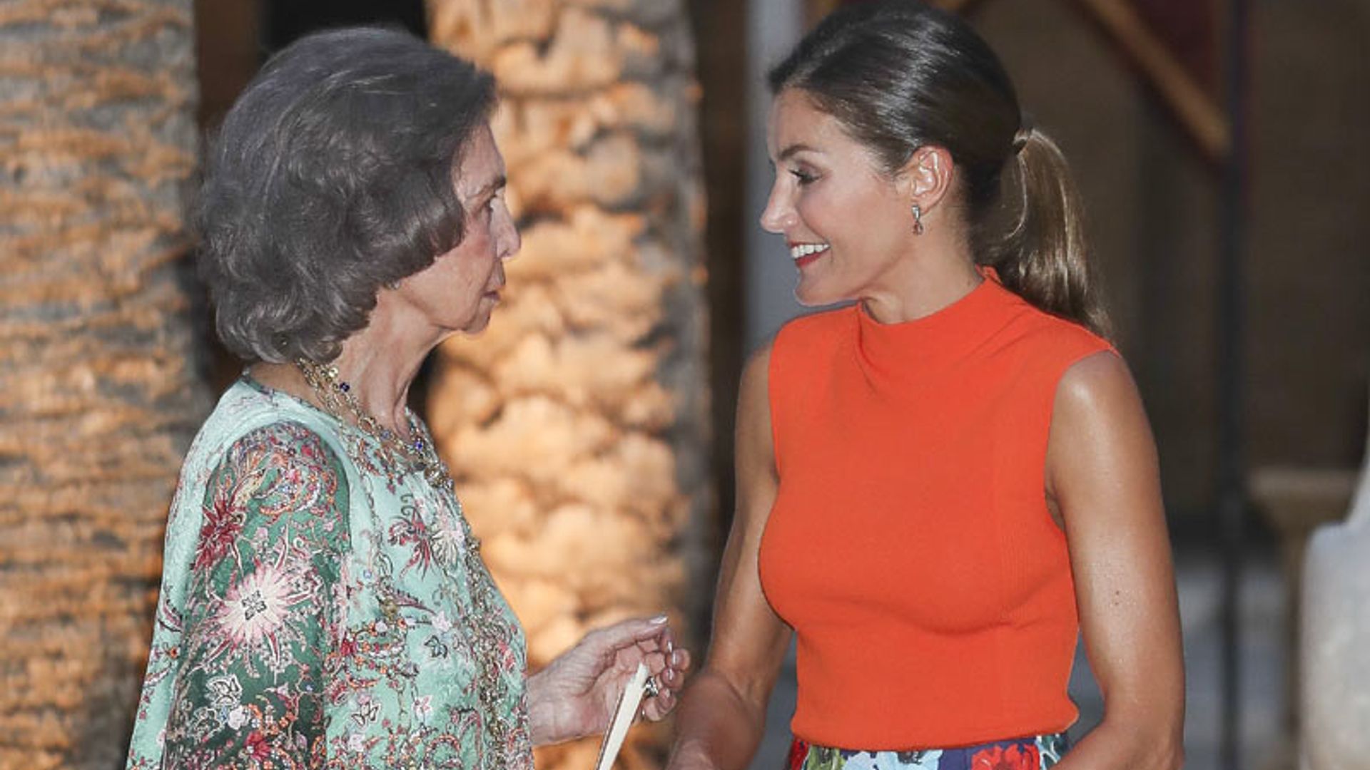 Lo que no se vio de la recepción real en Palma: la complicidad de la reina Letizia y doña Sofía