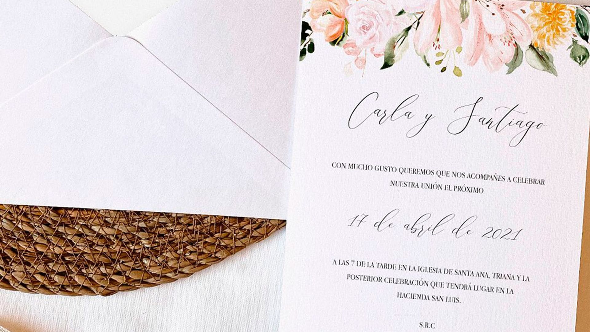 Tipografías especiales, las protagonistas de las invitaciones de boda más bonitas