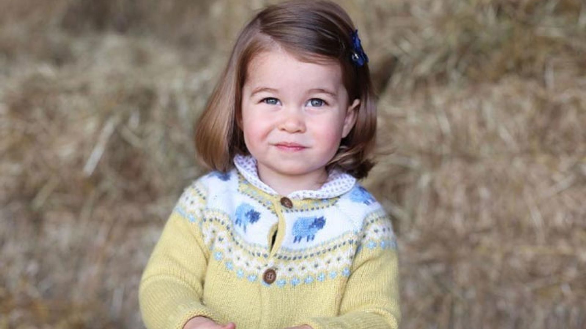 La adorable fotografía de la princesa Charlotte por su segundo cumpleaños