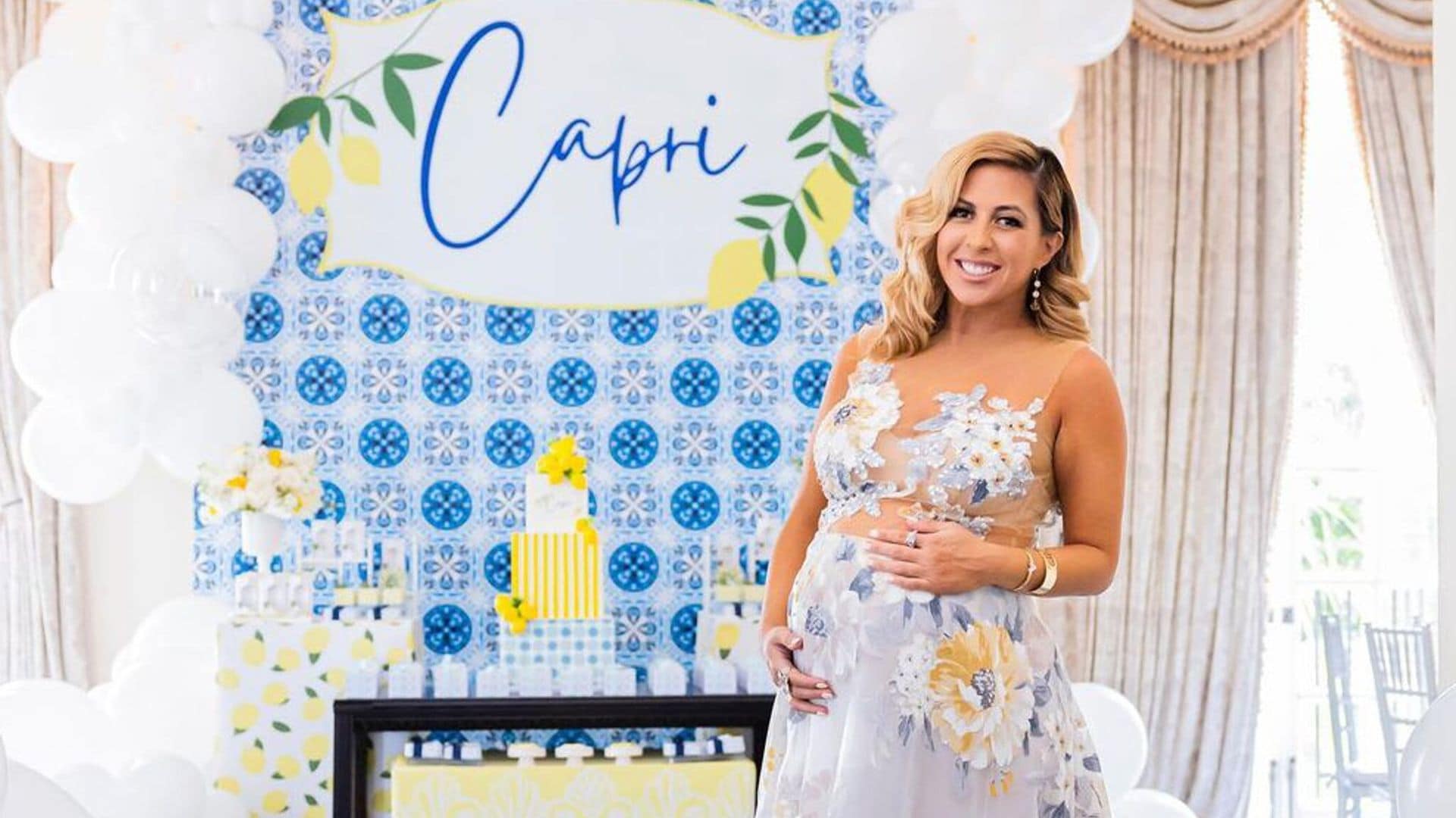 Chiquibaby celebra su baby shower y revela el significado del nombre de su hija Capri Blu