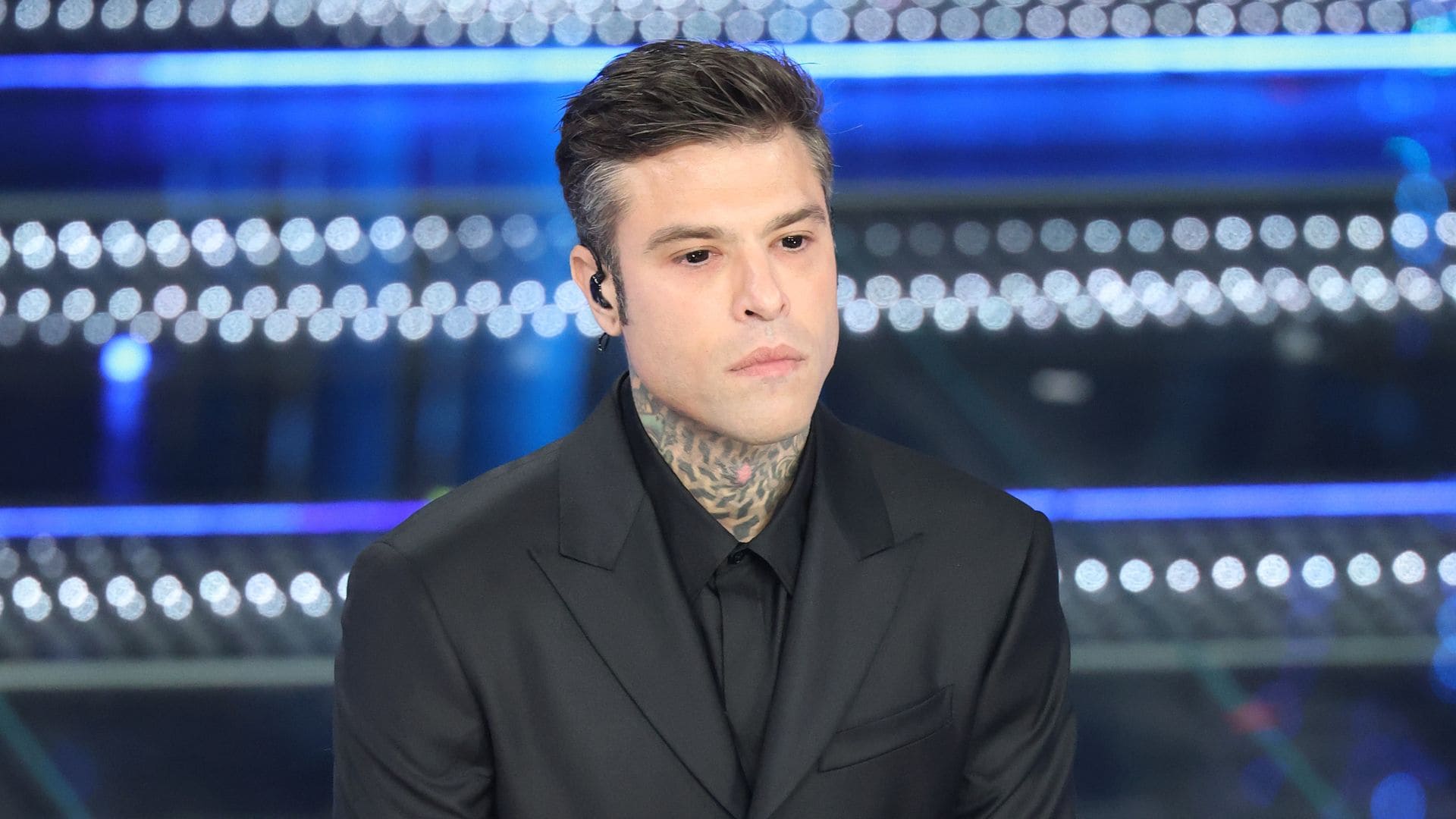 El impactante detalle en los ojos de Fedez durante su actuación en Sanremo del que todo el mundo habla