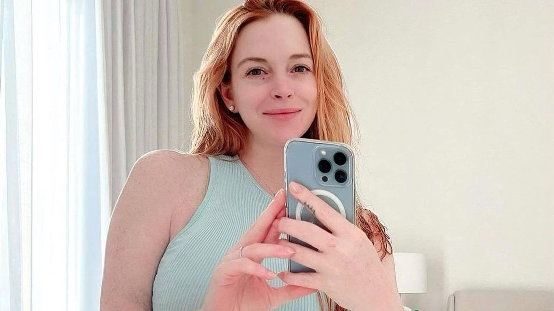 La aplaudida imagen de Lindsay Lohan en la que muestra su postparto