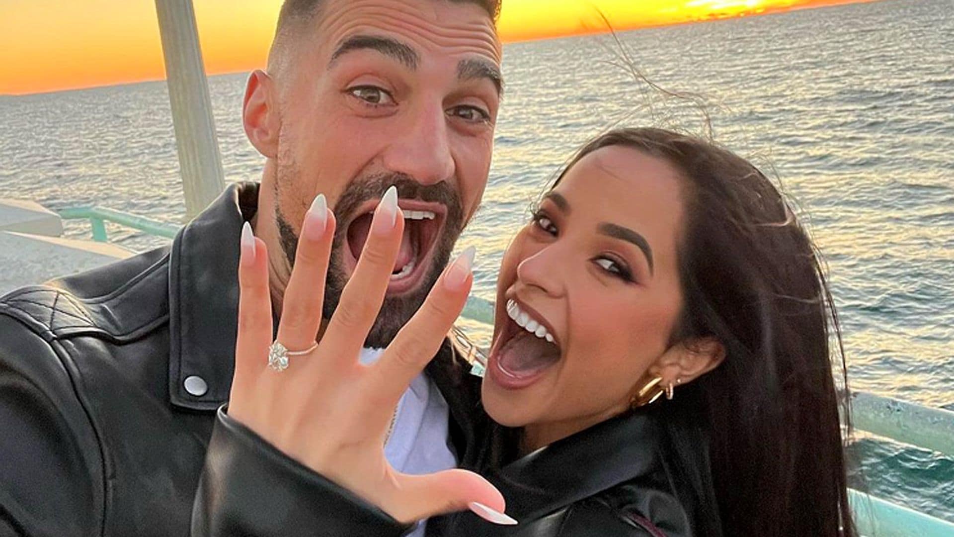 ¡Sorpresa! Becky G se compromete con su novio, el futbolista Sebastian Lletget