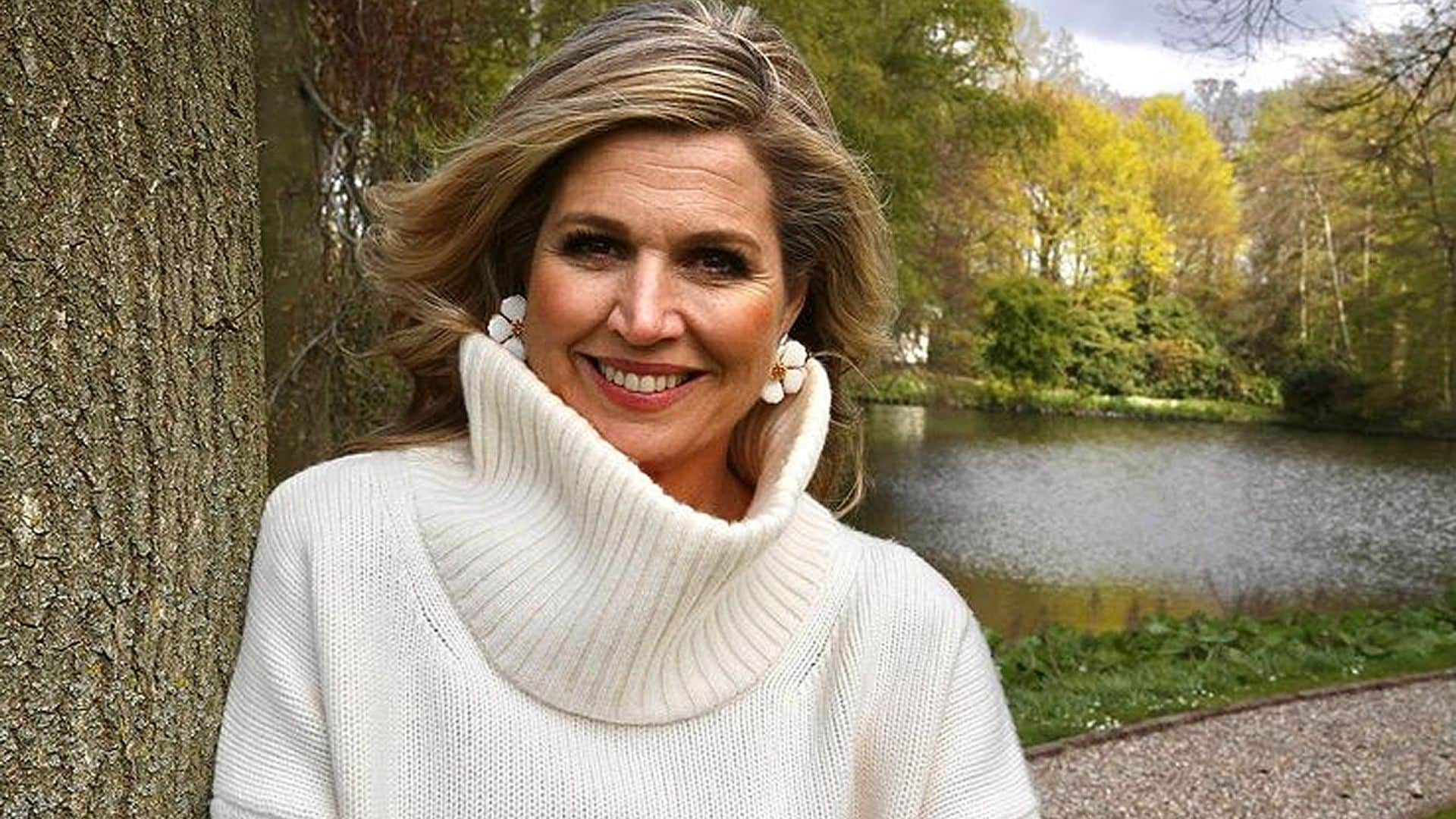 Máxima de Holanda, fotografiada con mucho estilo por su marido a las puertas de su 50 cumpleaños